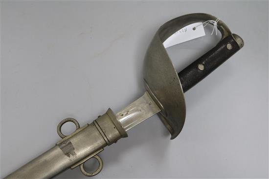 An 1890 pattern cavalry troopers sword,